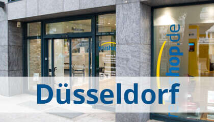 Showroom Düsseldorf Frontansicht Showroom Düsseldorf Frontansicht